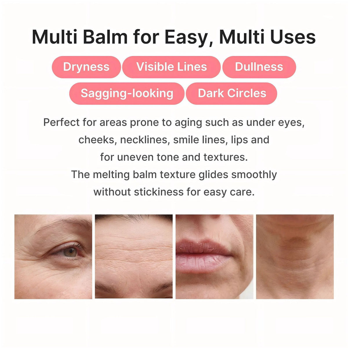 PDRN Pink Collagen Multi Balm | Firming Eye, Face & Neck Stick